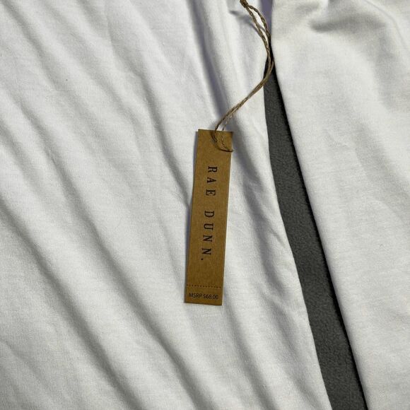 Rae Dunn Best Mom Ever Berkeley Hoodie L White Lounge Sleep Sweatshirt Pullover - Picture 4 of 11